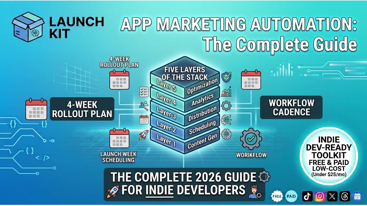 App Marketing Automation: The Complete Guide for Indie Developers — Appsurge guide cover