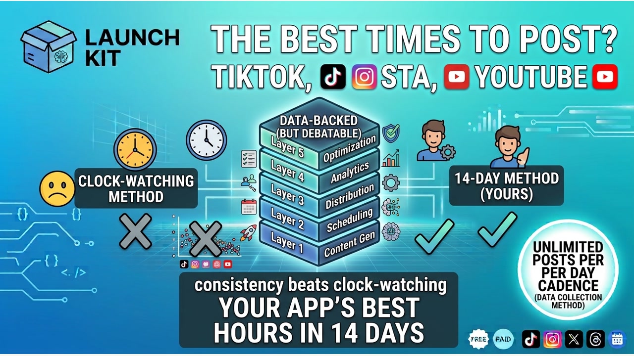 The Best Times to Post on TikTok, Instagram, and YouTube — Backed by Data, Then Beaten — Appsurge guide cover