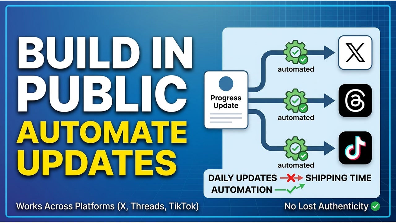 Build in Public Marketing: How to Automate Your Progress Updates — Appsurge guide cover