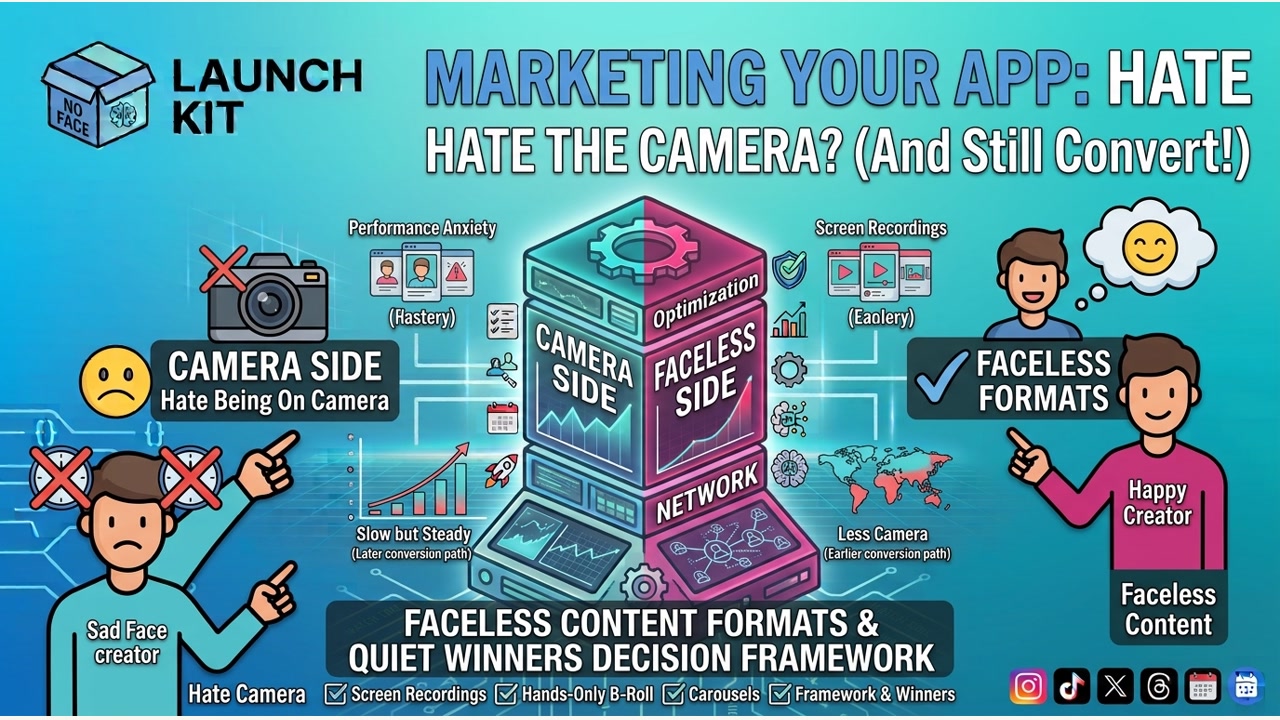 Marketing Your App When You Hate Being on Camera — Appsurge guide cover